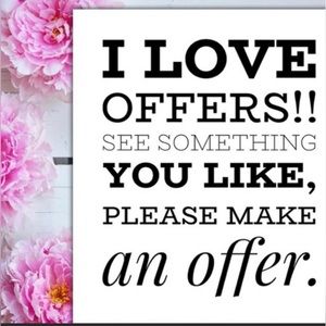 I LOVE OFFERS 😊😊